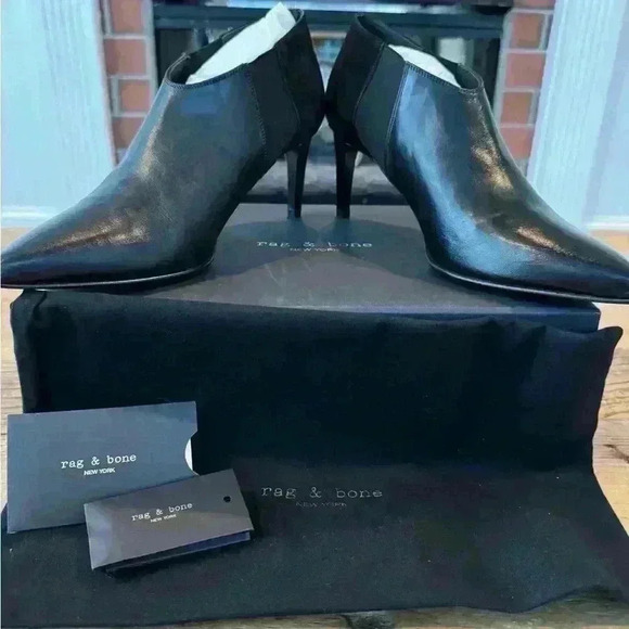 Rag & Bone Beha Chelsea Booties ~ Black ~ 9.5 / 39.5 ~ NEW IN BOX W/DUST BAG! - Picture 5 of 11